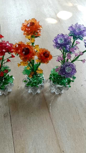 Bunga Hias Akrilik Mawar Kaca: Dekorasi Rumah Mewah