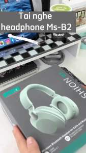 Tai Nghe Bluetooth Chụp Tai Có Mic Đàm Thoại Chống Ồn Lượng Pin Trâu Từ 10-14 Tiếng Có Thể Gập Gọn