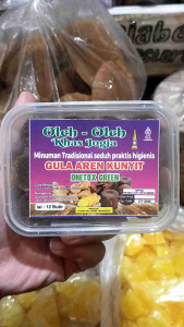 Detok - wedang aren kunyit - sari kunyit - wedang praktis - detok usus - kaya manfaat kesehatan - oleh-oleh Jogja