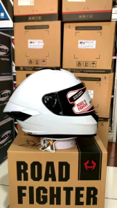 HELM NHK MARK 1 ELITE warna WHITE - SINGLE VISOR Light Smoke