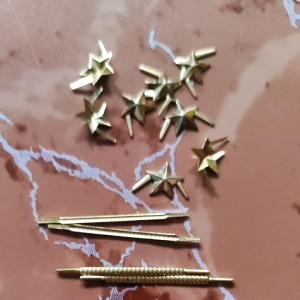 bộ gạch ly gài cổ áo và sao tiết