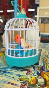 ของเล่น นกคู่ toy bird มีเสียงมีไฟ นกของเล่น มีเซ็นเซอร์ตรบมือ แล้วนกจะร้องและขยับเอง ของเล่นเสริมพัฒนาการ