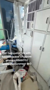 Loft bed customize singapore for condo/bedroom/living ro