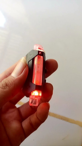 lampu led belakang sepeda merah putih