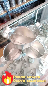 PROMO HARGA CETAKAN KUE CUCUR PELANGI / SELINGKUH / KUCUR 2 WARNA