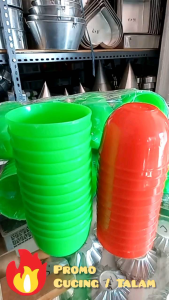 PROMO HARGA ISI 12 BIJI CETAKAN KUE TALAM MANGKOK PUDING COKLAT BAHAN PLASTIK