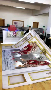 Tranh lụa 3D sơn thủy hữu tình