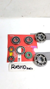 Bearing rasio set plus bearing kruk as set laher noken as set honda Supra x 125karisma kirana
