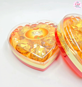 5pcs HEART CHOCOLATE GOLD/loot bag fillers/paninda/giveaways/party favors.