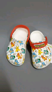 (Tặng 10 sticker) Dép Sục Crocs Cho Bé Trai Gái Pokemon. Sản Phẩm Cao Cấp Nhựa Không Mùi . Trống Trơn Trượt. Đi Êm Chân.
