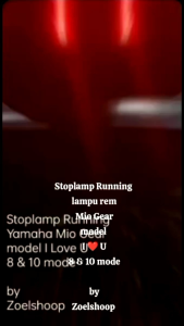 Stoplamp Running Yamaha Mio Gear 125 model I love u 10 Mode