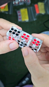 ลูกเต๋าพิเศษ ขึ้นคู้+หน้าเรียบ+ตาเต็ม+กันชน ของแท้ 💥