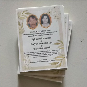 Stiker Haul (Isi 50 Lembar) - Stiker Untuk Acara Haul - Stiker Box Nasi Acara