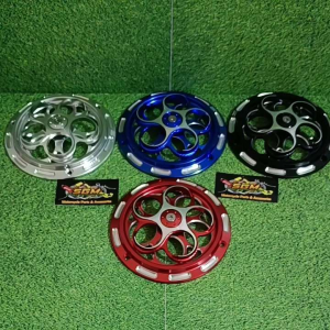 Spinner/ Cover Tutup Mesin Pelindung Kipas Radiator Cnc Universal Vespa Sprint Primavera Lx S125 Vario Beat Scoopy Mio Fino Nuovo Dll