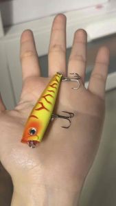 Umpan mini popper yozuri 70mm/6.5gram umpan pancing