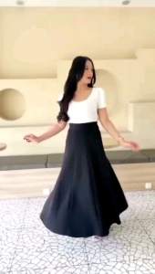 Rok Audy Skirt - Korean Loose Maxi - Rok Panjang Wanita Anti Kusut - Rok Flare Wanita Bahan Scuba Premium murah