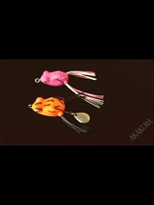 Umpan Pancing Frog Floating Fishing Lure Baits Double Hook 35mm