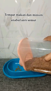 PET DOBEL BOWL TEMPAT MAKAN KUCING ANTI SEMUT《KODE#9》