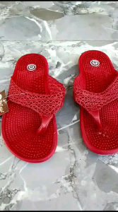 Sandal Jepit Kesehatan Rematik Wanita Karet Lentur dan Empuk - Refleksi-Terapi-Asam Urat-Akupuntur