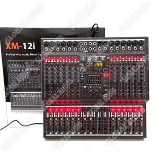 Mixer Audio Ashley XM-12i 12Channel Original Bluetooth - USB Micer Ashley XM12i Mixing 12 Xm 12i Bagus ( Bisa COD )