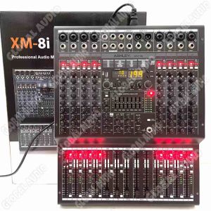 Mixer Audio Ashley XM-8i 8Channel Original Bluetooth  - USB Micer Ashley XM8i Mixing 8 Xm 8i Bagus ( Bisa COD )