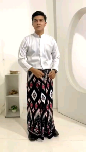 (TERBARU) Sarung Pria Jumbo Ukuran Besar Motif Botol Moto Lowo Sarung Batik Pekalongan Over Size Buat Orang Gemuk