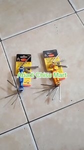 Kunci L set sepeda lipat model baut segi enam dan baut bintang