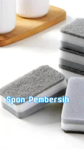 Busa Spons Cuci Piring Dua Sisi Serbaguna DOUBLE-SIDED DISH WASH SPON CLEANING SPONGE