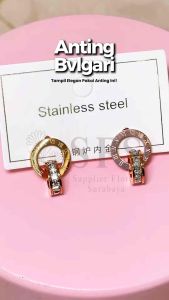 [ANTING TITANIUM] AKSESORIES GIWANG EARING ACCECORIES EMAS GOLD PERHIASAN JEWELRY GIFT HADIAH KADO ULTAH ULANG TAHUN PACAR GIRLFRIEND ELEGAN