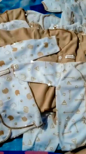 baju bayi set baru lahir perempuan laki-laki lucu
