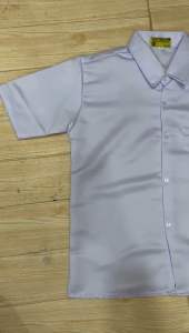 Baju Putih Pendek SMP Bahan Elemen