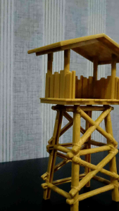 หอสังเกตุการณ์ watch tower ของเล่นประกอบฉาก