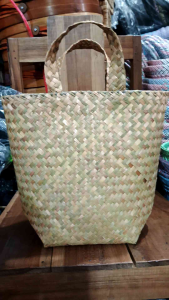 tas purun - tas anyaman - tas handbag - mini hampers - mini Tote bag