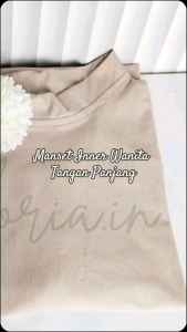 Manset Baju Wanita Lengan Panjang & Inner Baju Wanita