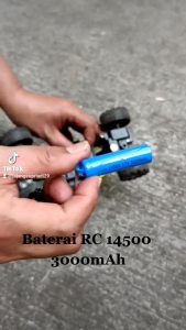 Termurah!! Baterai Cas/Charger RC type14500 3.7V Li-ion