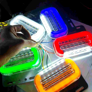 đèn led sườn đèn hông xe tải nháy đuổi loại 1 điện12v - 24v