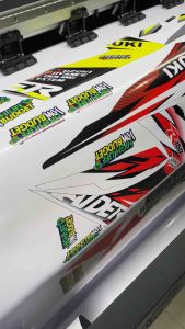 Raider 150 Reborn Decals. Stock Design Waterproof Motorcycle Sticker. Fits Suzuki R150 Satria Carb Model