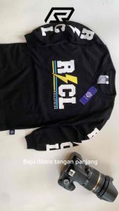 Baju kaos anak laki-laki lengan panjang usia 1-12 tahun