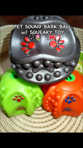 Pet Sound Bark Ball with Squeaky Sound Dog Toy Interactive Dog Chew