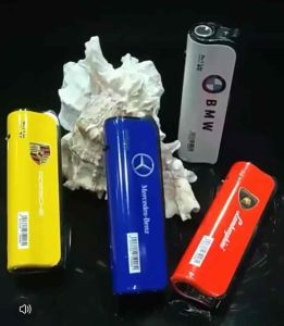 (Combo 5 cái) Bật lửa Hột quẹt thân kim loại in Hình Đẹp các hãng Xe và nhiều kiểu hình giao ngẫu nhiên kiểu dán