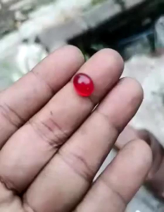 Batu Akik Delima Merah Siem 10x8 mm