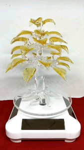 ต้นโพธิ์เงินโพธิ์ทอง หิ้งพระ เป่าแก้วต้นโพธิ์ ขนาดสูง 10 - 13 cm ต้นโพธิ์เงิน ต้นโพธิ์ทอง - Lazada