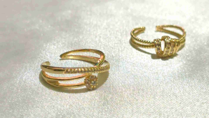 Matt Ri Quality Fashion Gold Plated Ring Hypoallergenic -033 for women casual accessories