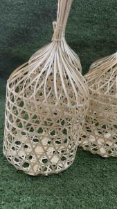 ชะลอมจุกขนาด8นิ้วใส่ผลไม้ของทำบุญพิธี