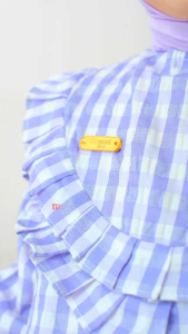 Monika kids Set Hijab Gamis Anak Lucu Viral Terbaru Usia 1-8 Tahun // Gamis Anak Kotak-Kotak