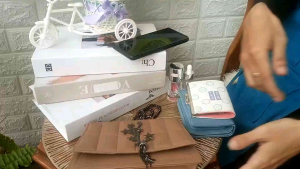 RIZKY BAG COLLECTION - TAS SLING BAG KOTAK BORDIR RANTAI ULIR