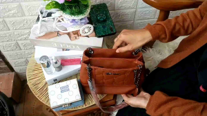RIZKY BAG COLLECTION - Tas selempang cewek Sling Hand Bag Wanita