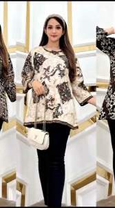 Kaos Batik Atasan Wanita Lengan 7/8