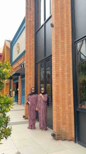 Imani Butik | Kaftan Ester | Fashion Muslim | Wanita Model Corak Mouse Crepe Halus Lembut