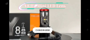 Y8/H4 LED RHD Car Light H4 Mini Projector Lens Headlight Bulb Car LED Bulb High Beam lampu besar H4LED